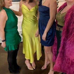 Jonathan Simkhai Neon Green Dress